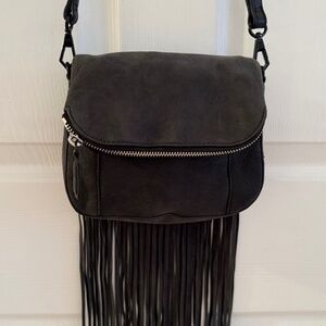 Suede pocketbook
